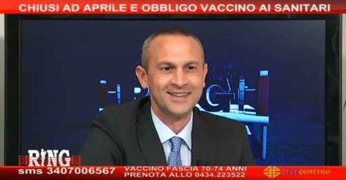 Renzo Tondo: “Ho dubbi, non faccio il vaccino. Sbagliato l’obbligo per sanitari”