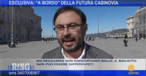 Cabinovia a Trieste: il referendum costa 300.000 euro
